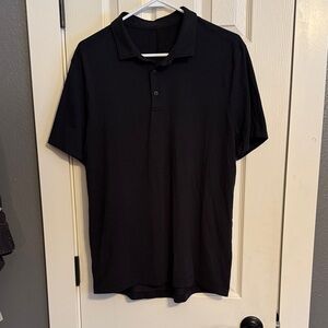 Very nice mens size Large Lululemon polo in midnight blue.